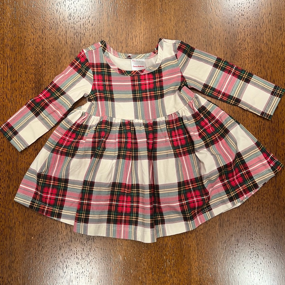 Hanna Andersson Supersoft Skater Plaid dress